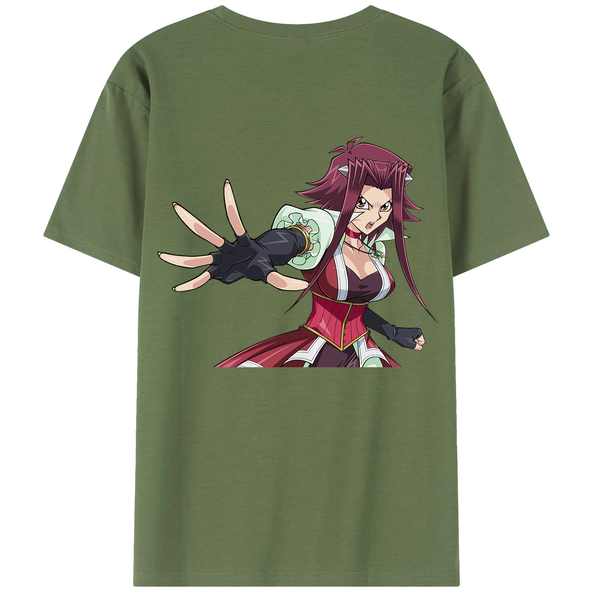 （画像用） 遊☆戯☆王 Yu-Gi-Oh! 綿100％ メンズ半袖Tシャツ（バックプリント） 通気性